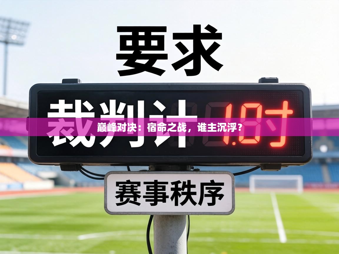 巅峰对决：宿命之战，谁主沉浮？  第2张